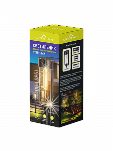 Светильник садовый на солнечной батарее уличный Огонек OG-LDP51